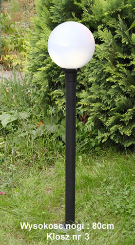 Lampa Ogrodowa 100cm Z Kloszem Nr 3 Cwp Lampy Ogrodowe Kinkiety